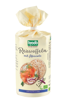 Byodo Riisivahvel meresoolaga 100g