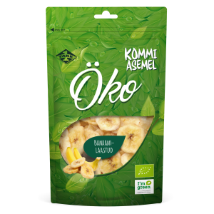 Banaanilaastud ÖKO, KOMMI ASEMEL, 100 g