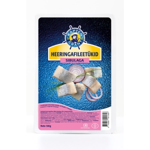 Kapten Grant heeringafileetükid 500g sibulaga