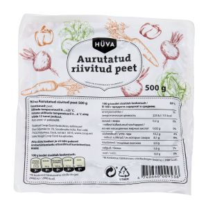 Hüva Aurutatud riivitud peet 500g