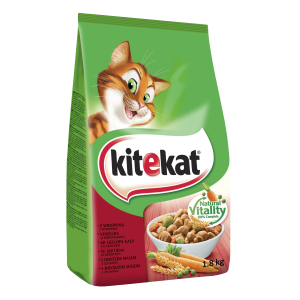 KiteKat kuivtoit kassile 1.8kg loomaliha