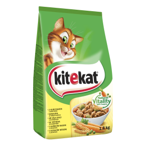 Kassi kuivtoit kanaliha-köögivil, KITEKAT, 1,8 kg