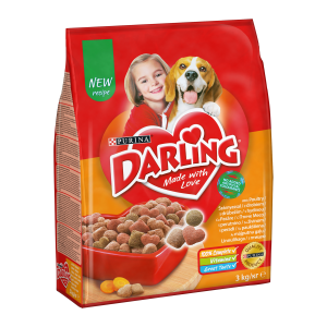 Darling kuivtoit koerale 3kg linnuliha, juurvili