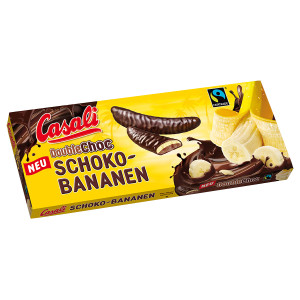 Casali Double Choc kommikarp 300g banaani-šokolaadi