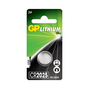 GP Lithium Cell patarei CR2025