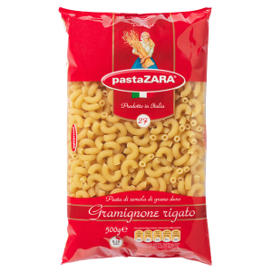 Zara Gramignone Rigato pasta 500g