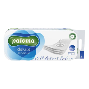 Tualettpaber Sensitive Care, 4- kihiline, PALOMA, 10 rl