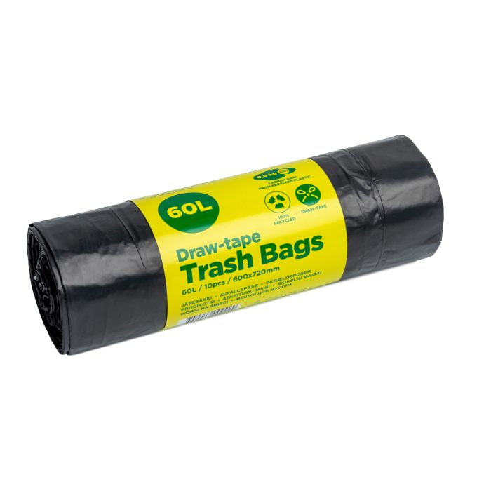 Prügikott Home 60L 10tk nööritavad 60*72cm