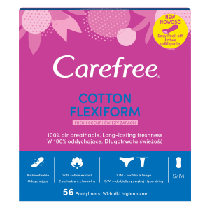 Carefree Flexi Fresh pesukaitse 56tk