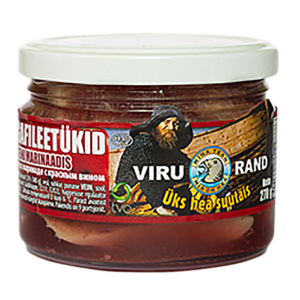 Heeringafileetükid punase veini marinaadis, VIRU RAND, 270 g