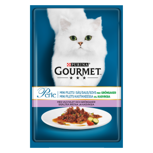 Gourmet Perle kiisueine 85g uluk, aedviljad