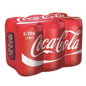 Coca Cola karb-tud karastusjook 6*0.33L