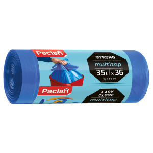 Prügikott Multitop 35l, seotav, PACLAN, 36 tk