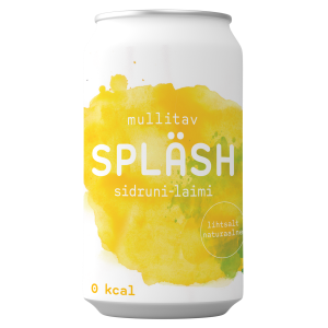 Gaseeritud vesi Sidruni-laimi, SPLÄSH, 330 ml