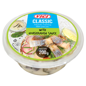 Heeringafilee tükid mädarõikakastmes 200 g