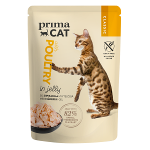 PrimaCat Classic kassieine 85g linnuliha zelees