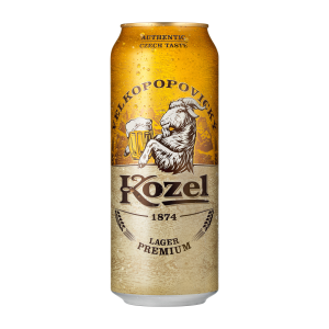 VELKOPOPOVICKY KOZEL õlu Premium Lager hele 4,6% 50cl (purk)