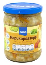 Coop Hapukapsasupp 480g lihata