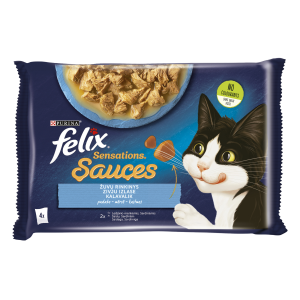 Felix Sensations kiisueine 4*85g süsik