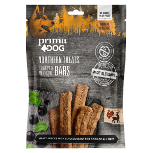 Maius koerale PrimaDog 80g kalkuni-hirveliha