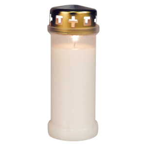 Kalmuküünal kaanega 70h, valge, BOLSIUS, 1 tk