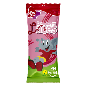 Red Band kummikomm Nöörid 100g maasikamaitseline