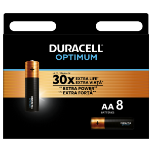 Duracell Optimum AA patarei 8tk