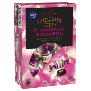 Fazer Liqueur Fills Strawberry Margarita kommikarp 150g