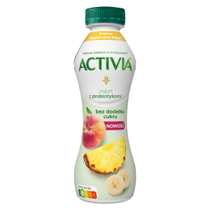 Activia joogijogurt ananassi-virsiku-banaani 270g