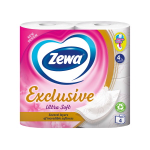 Zewa Exclusive UltraSoft tualettpaber 4kih 4tk