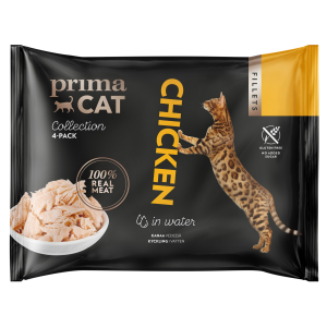 PrimaCat kassieine 4*50g kana vees