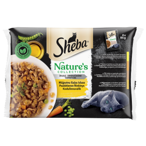 Kiisueine kodulinnuvalik tarretises 4-pakk, SHEBA, 4*85g