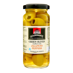 Rohelised oliivid jalapenotäidisega 227/127 g