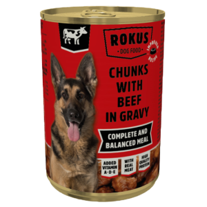 Rokus konserv koerale 415g veiseliha