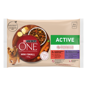 ONE Mini Active koeraeine 4*85g veise-kana