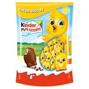 Kinder piimašokolaadiga kaetud šokolaadifiguurid piimatäidisega 122g