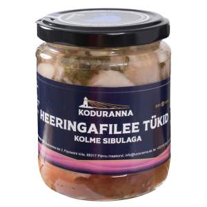 Koduranna Heeringafilee tükid kolme sibulaga 270g