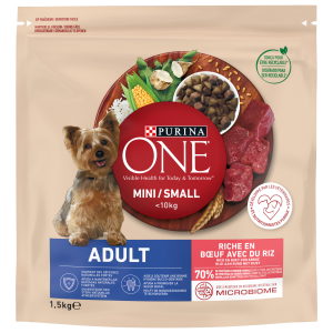 ONE Adult kuivtoit koerale 1.5kg loomaliha-riis