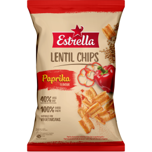 Läätsekrõps paprikamaitseline, ESTRELLA, 100 g