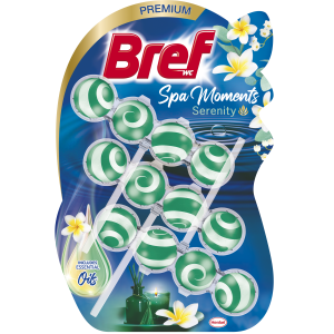 WC värskendaja BREF Spa Moments Serenity 3x50g