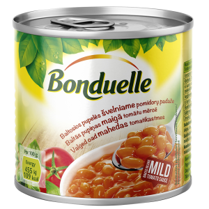 Valged oad mahedas tomatikastmes, BONDUELLE,