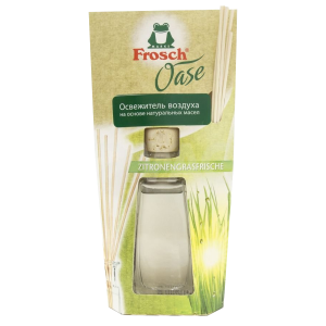 FROSCH Õhuvärskendaja Sidrunhein 90ml (pulkadega)