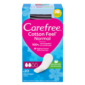 CAREFREE Pesukaitsed Cotton Aloe Vera 20tk