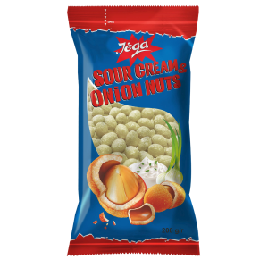 JEGA Maapähklid hapukoore-sibulamaitselised 200g