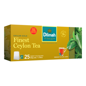 Ceylon Gold must tee niidiga kotis 25pk, DILMAH, 50 g