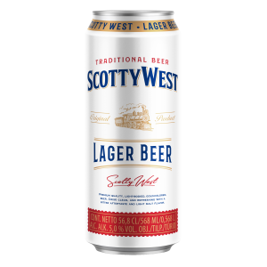 SCOTTY WEST õlu Original Lager hele 5% 56,8cl (purk)