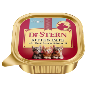 Dr.Stern pasteet kassipoegadele veiseliha, maksa ja lõheõliga 100g alucup