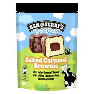 Ben&Jerry's soolakaramelli ja brownie tükkidega jäätiste multipakk 10tk, 160 ml/150 g