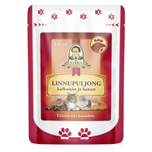 Dr.Stern linnulihapuljong täiendsööt kassile 100ml