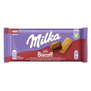 MILKA Piimašokolaad karamelliga Biscoff 90g